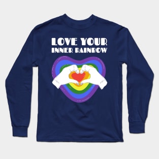 FOLLOW YOUR INNER RAINBOW Long Sleeve T-Shirt